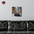 thumbnail image 3 of Blast The Speakers Car Canvas Wall Art by Notoriart, Gallery Wrapped, 16" x 16", 3 of 7