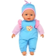 Dolls To Play 13in Soft Baby Doll with Pink Backpack Carrier, Lifelike Weighted Body, Machine Washable, Ages 3+