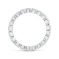 thumbnail image 2 of ANGARA IGI Certified Lab Grown 2.4 Ct Diamond Eternity Wedding Ring in 14K White Gold for Women (Size-3mm|Color-F-G|Clarity-VS) | April Birthstone, Anniversary, Jewelry Gift for Women | Diamond Ring, 2 of 8