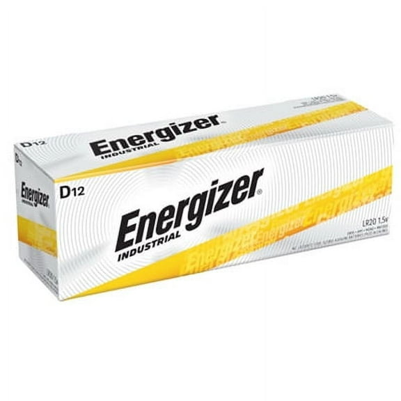 Eveready Battery Energizer "D" 1.5v alkaline industrial bid battery not intended f