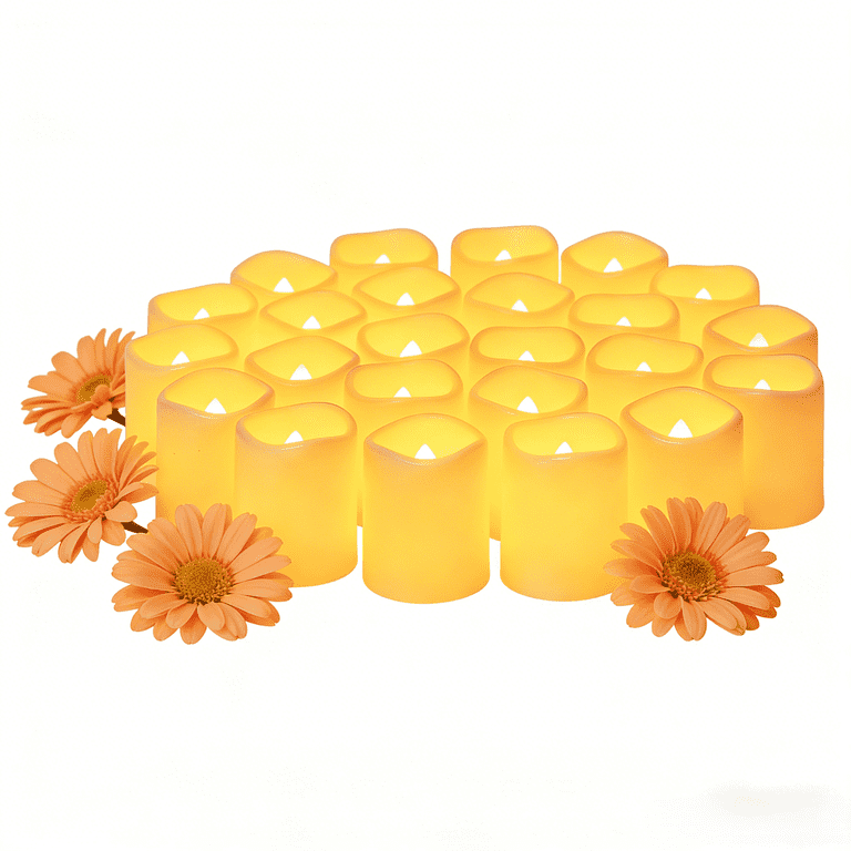 Homemory Flameless Votive Candles, 24-Pack photo 1