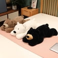 thumbnail image 3 of Peluche de oso de Animal de peluche, almohada suave para dormir de cerdo, Anime Kawaii, regalo de cumpleaños y Navidad para niños y niñas, 3 of 4