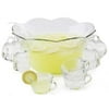 Anchor Hocking Savannah Punch Bowl Set, 7-Quart Punch Bowl, 8 Punch Cups, 18-Piece