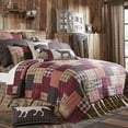 thumbnail image 2 of VHC Brands Rustic & Lodge Bedding - Wyatt Red Quilt, Twin, 2 of 2