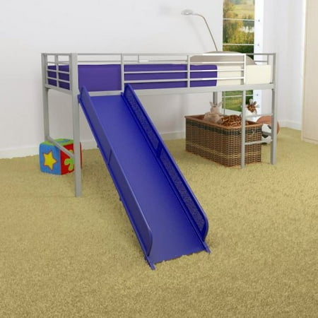 Dorel Home Junior Fantasy Loft with Slide - Silver