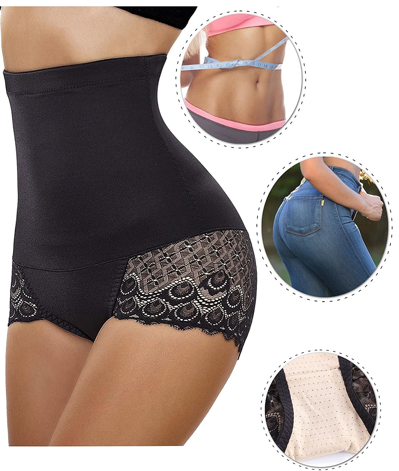 CRIYALE Women Body Shaper Panties High Waist Tummy Control Shapewear Tummy  Tucker Underwear Waist Shaper (Skin)(Free Size : M, L, XL, 2XL, 3XL)