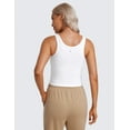 thumbnail image 2 of CRZ YOGA Womens Butterluxe Double Lined Tank Tops Scoop Neck Racerback Workout Tanks, 2 of 6