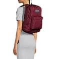 thumbnail image 4 of JanSport SuperBreak Plus One Sac à Dos - Sac d'École Léger, Rouge Roux, 4 of 5