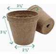 thumbnail image 2 of Jiffy Organic Seed Starting 3" Biodegradable Peat Pots 22 Pots, 2 of 5