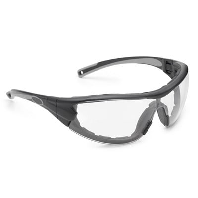 

Gateway Safety Swap Clear Anti-Fog Lens Black Frame with Foam Edge Safety Glasses (3 Pairs)