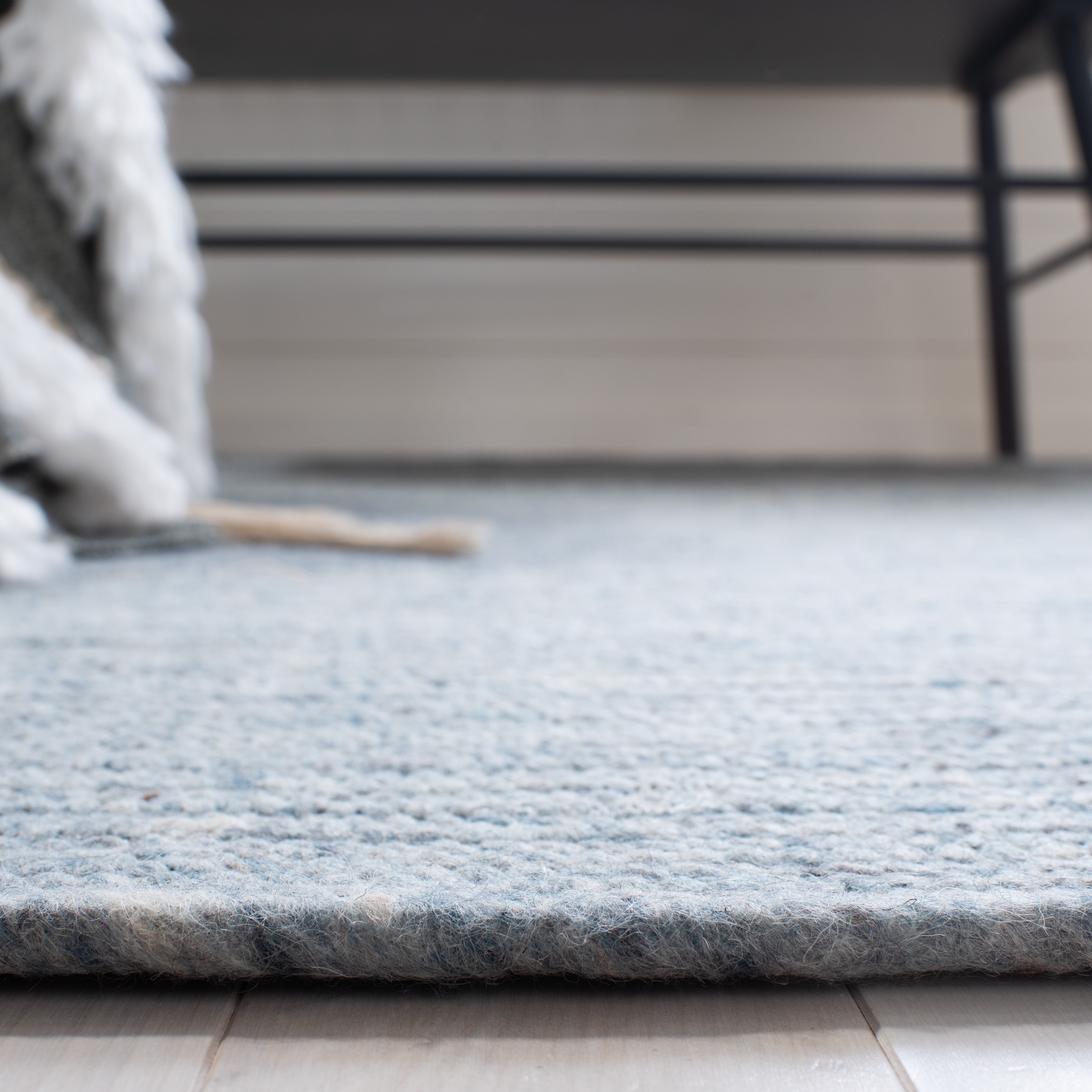SAFAVIEH Braided Ronan Solid Reversible Area Rug, Turquoise, 8' x 10' Oval