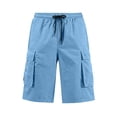 thumbnail image 4 of Shorts Men Cargo Loose Fit Joggers with Pocket Cycling Shorts Casual Summer Shorts Men, 4 of 7
