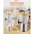 thumbnail image 3 of VEVOR Drink Dispenser 2.1 Gal Beverage Dispenser for Parties with Spigot Ice Chamber, 3 of 9