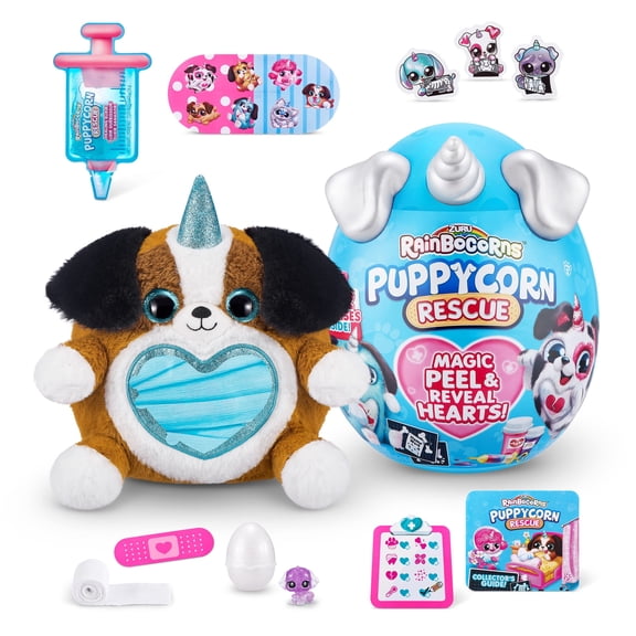Rainbocorns Puppycorn Rescue Surprise (Shepherd) by ZURU Ages 3 and up Plush Animal