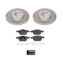 Front Brake Pad and Rotor Kit - Compatible with 2004 - 2013 Mazda 3 S 2.3L 4-Cylinder 2005 2006 2007 2008 2009 2010 2011 2012