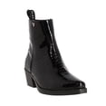 thumbnail image 3 of Bota Vaquera Tacón Bajo Texas Para Mujer Charol Drillo Negro, 3 of 5