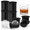 Black-4 PACK, variant on Stainless Steel Clear Ice Ball Maker 4 Pack Black For Drinks &