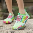 thumbnail image 2 of Gubotare Water Shoes Girls Kids Water Shoes for Girls Boys Kids Swimming Shoes Kids Beach Shoes (Green,Big Kids 3.5), 2 of 8