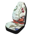 thumbnail image 4 of ALAZA Butterfly on Leaves Car Seat Covers 2 PCs Universal Auto Front Seats Interior Protector, 4 of 7