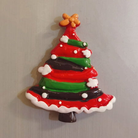 

Edikesy Big Sale Christmas Decorations Red Christmas Ornaments Christmas Refrigerator Magnets Holiday Magnets For Locker Fridge Home School Decor 3D Refrigerator Sticker Santa Style Desk Decor