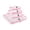 Pink #014, variant on 4 PCS Clear Hard Shell Zipper Storage Bags, Waterproof Travel Toiletry Cosmetic Organizer, Transparent Hard Makeup Carry on Pouches in S/M/L/XL Multi Sizes for Vacation & Daily Storage