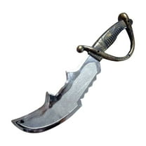 ​​GiLiling Deluxe Plastic Pirate Cutlass Prop​​ | Halloween Costume Accessory for Dress-Up Events, Themed Parties, and Swashbuckling Character Performances