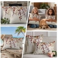 thumbnail image 5 of Fall Leaves Outdoor Waterproof Pillow Covers, Vintage Rustic Watercolor Leaf Plants Decorative Square Throw Pillowcase Sofa Cushion Sham for Patio/Couch/Chair, 18"x18" 2 Pack, 5 of 8