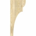 thumbnail image 3 of 4"W x 12"D x 28"H Yorktown Rough Sawn Corbel, Douglas Fir, 3 of 9