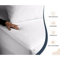 thumbnail image 2 of SGI Bedding King 28" Waterproof Mattress Protector Fitted Style Bed Protector - Terry Cotton Waterproof Mattress Cover - Ultimate Bedding Protection from Spills, Stains 18" Deep White, 2 of 8