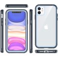 thumbnail image 3 of IBAOLEA Étui iPhone 11, Protection d'Écran Intégrale Multidirectionnelle Supporte la Charge Sans Fil, Coques Robustes Antichoc pour iPhone 11 6.1 Pouces 2019 (Bleu) Bleu, 3 of 8