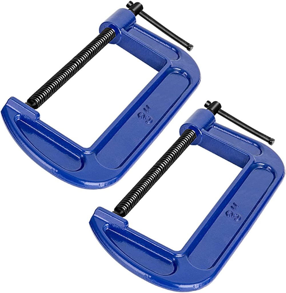 C Clamps Set, 3Inch C Clamp Heavy Duty C Clamps for DIY Carpentry