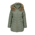 thumbnail image 4 of iHPH7 Long Puffer Coat Women Winter Parka for Women Hooded Jacket Women Womens Winter Clothes Thick Winter Coats for Women Winter Coats for Women Winter Jackets for Women Green L, 4 of 9