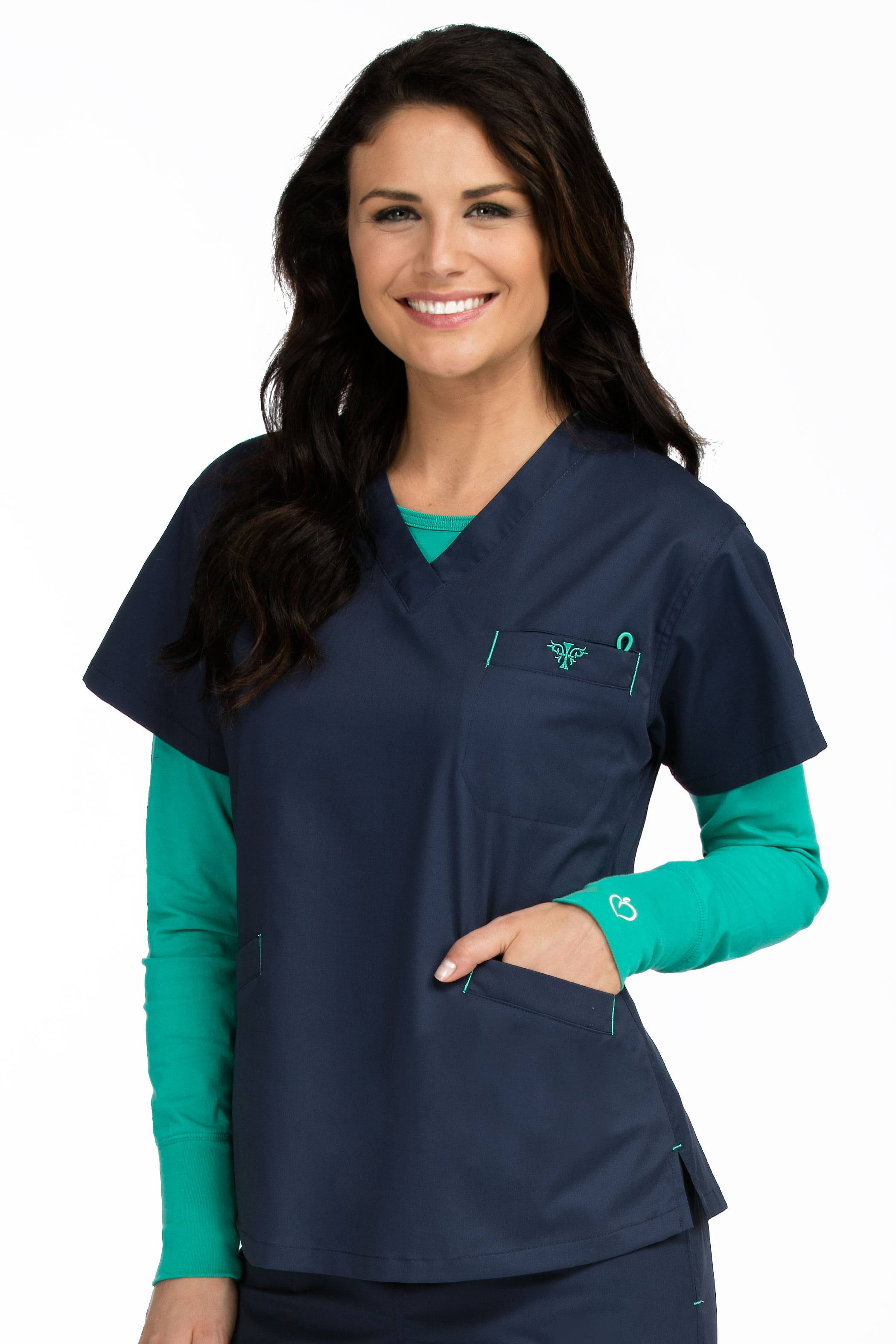 Med Couture Med Couture Women's 8403 Signature Vneck Scrub Top NEW