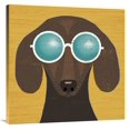 thumbnail image 1 of Global Gallery's 'Beach Bums Dachshund I' By Michael Mullan Stretched Canvas Wall Art, 1 of 4