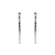 thumbnail image 5 of Arete Arracada Diamantada de Plata Ley 925 Imperial Jewelry 25mm, 5 of 9