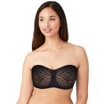 thumbnail image 1 of Sujetador Wacoal Halo de malla transparente sin tirantes negro 36D/DD, 1 of 2