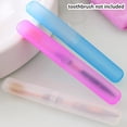 thumbnail image 5 of Toothbrush Storage Box, 20.5x3x2cm, Ventilated Design, Assorted Colors, Travel Use, 5 of 7