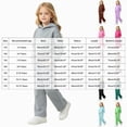 thumbnail image 3 of Zuwimk Toddler Boy Girls Sweatsuit Long Sleeve Hoodie Sweatshirt and Jogger Pants 2PC Sets Fall Clothes Outfit(T044-Brown), 3 of 6