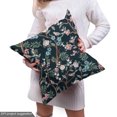 thumbnail image 5 of Ambesonne Floral Fabric by the Yard Upholstery, Romantic Art Spring Branches, 2 Yards, Black Brown and Laurel Green, 5 of 5
