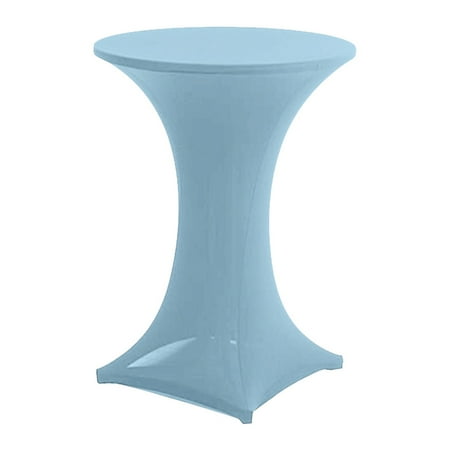 

HeJx Table Cover High Elasticity Ornamental Chemical Fiber Bar Cocktail Four-legged Table Cloth Party Supplies
