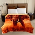 thumbnail image 2 of MERRY HOME Queen Fleece Bed Blanket For Winter, Polyester Soft Fleece Blanket&Throw, Korean Style, 77"x87", 2 of 8