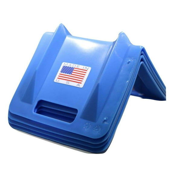 Blue VeeBoard Corner Guard Ratchet Strap Protectors 4 Pack | VB10BLX4