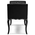 thumbnail image 3 of Baxton Studio Kristy Modern and Contemporary Black Faux Leather Classic Seating Bench, 3 of 5