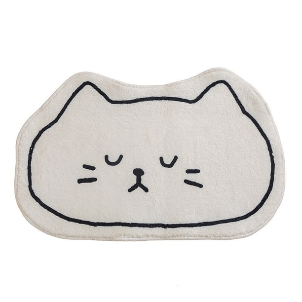 Alfombra absorbente antideslizante para dormitorio, Felpudo de felpa suave, alfombrilla para el suelo de la sala de estar, alfombrilla para el pie de entrada Fivean unisex