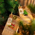 thumbnail image 3 of OUSITAID Gift Bag 1 Set Gift Bag Cartoon Pattern Eye-catching Kraft Paper Xmas Themed Present Packing Pouch Set for Home, 3 of 6