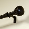 thumbnail image 3 of Lumino 1 Inch Oil Rubbed Bronze Ember, Single Curtain Rod Set, 42-120" Width, 3 of 4