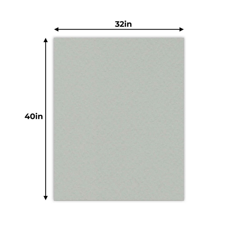 0.060 White Core Single Mats : 32 X 40 full mat board