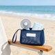 thumbnail image 4 of Bolsa de playa de malla transpirable para guardar gafas de natación y artículos de aseo personal; bolsa de viaje portátil para trajes de baño mojados, toallas y protector solar con diseño de drena, 4 of 6