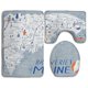 thumbnail image 1 of ABPHQTO Cervecerías Maine Juego de alfombras de baño de 3 piezas Alfombra de baño Alfombra de contorno y tapa de inodoro ABPHQTO Cont-CHAPPLE-10633, 1 of 2