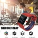 thumbnail image 4 of Correas de reloj de silicona Bandas de repuesto Correa de reloj suave y cómoda de doble color Compatible con POLAR v800, 4 of 5
